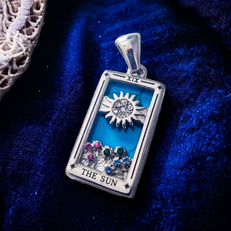 The TAROT Collection silver Stone minimal edition The Sun