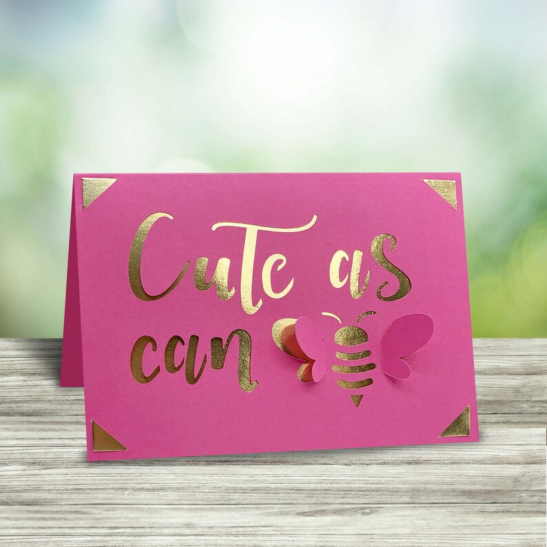 Download Cricut Joy Cute As Can Bee Insert Card Pop Up Template SVG ...