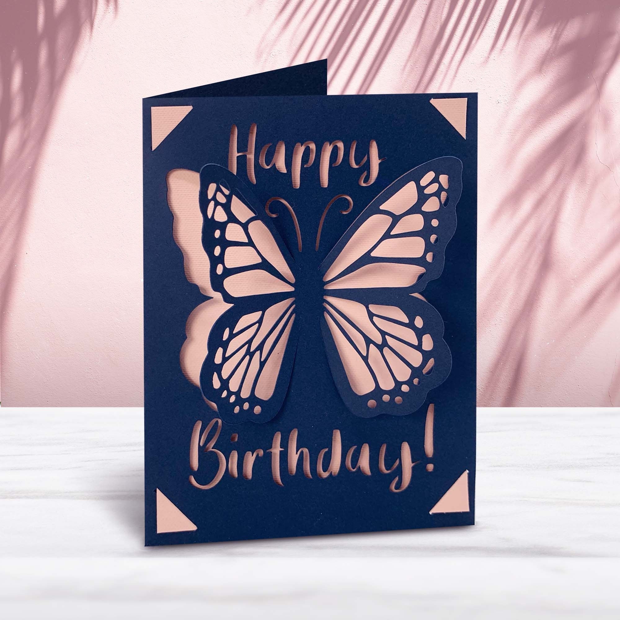 Download Cricut Joy Butterfly Pop Up Card Template Svg File Instant Etsy