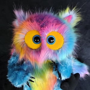 POOR THING RAINBOW, plush toys, plush mascots, gift toys, plush monsters, handmade toys, original gift, monsters toys, monsters handmade