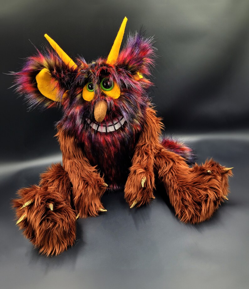 Marcello 60 cm plush toys, plush mascots, gift toys, plush monsters, handmade toys, original gift, monsters toys, monsters, stuffed animals image 6