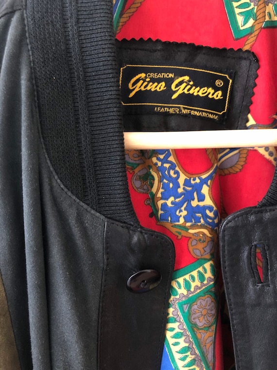 Gino Ginero Leather International 80s 90s Vintage ech… - Gem