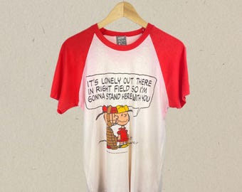 Rare Snoopy 70s 80s Vintage Giovanni Trimboli T-Shirt singlestitched L
