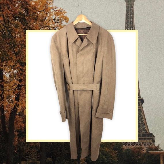 Strellson Designer 90s vintage suede coat Wildled… - image 3