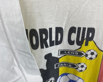 希少品未使用'98フランスTシャツ'98/6/22イングランドvs