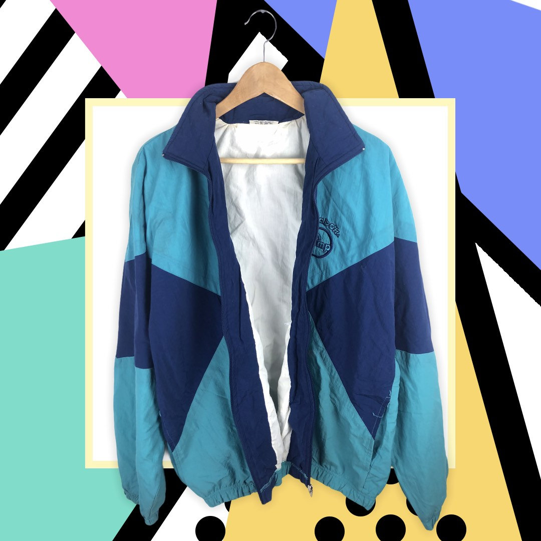 Reebok Sport the PUMP 80s 90s Vintage Track Jacket