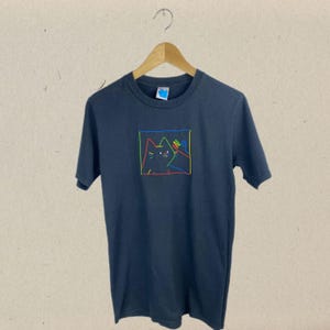 Leon Karssen T-Shirt mit Stickerei | schwarz S