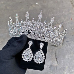 TiaraParadise Wedding Tiara,Wedding Crown,Bridal Tiara,Bridal Crown,Royal Tiara,Royal,Gold Tiara,silver crown,silver,Hair jewelry,Swarovski