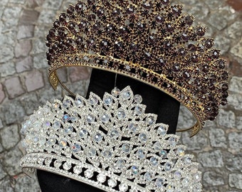 TiaraParadise,Wedding Tiara,Wedding Crown,Bridal Tiara,Bridal Crown,Royal Tiara,Royal Crown,Gold Tiara,Gold crown,Crown,Gold,Hair jewelry