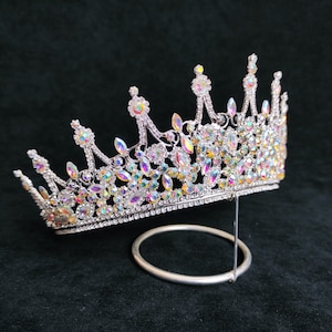 TiaraParadise Wedding Tiara,Wedding Crown,Bridal Tiara,Bridal Crown,Royal Tiara,Royal,colorful Tiara,crown,silver,Hair jewelry,Swarovski