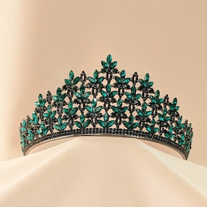 Bruiloft tiarakroon, zilveren koninklijke bruids tiarakroon voor uw prachtige bruiloften, haarsieraden, bruilofttiara voor bruid, haaraccessoires