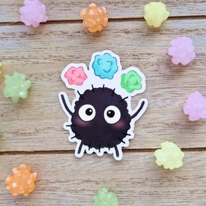 süßer Rußmännchen Anime Sticker kawaii