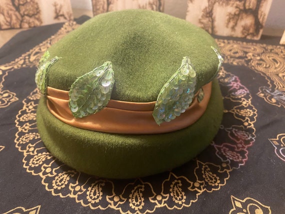 1940’s Vintage Antique Women’s Hat Henry Pollack … - image 9