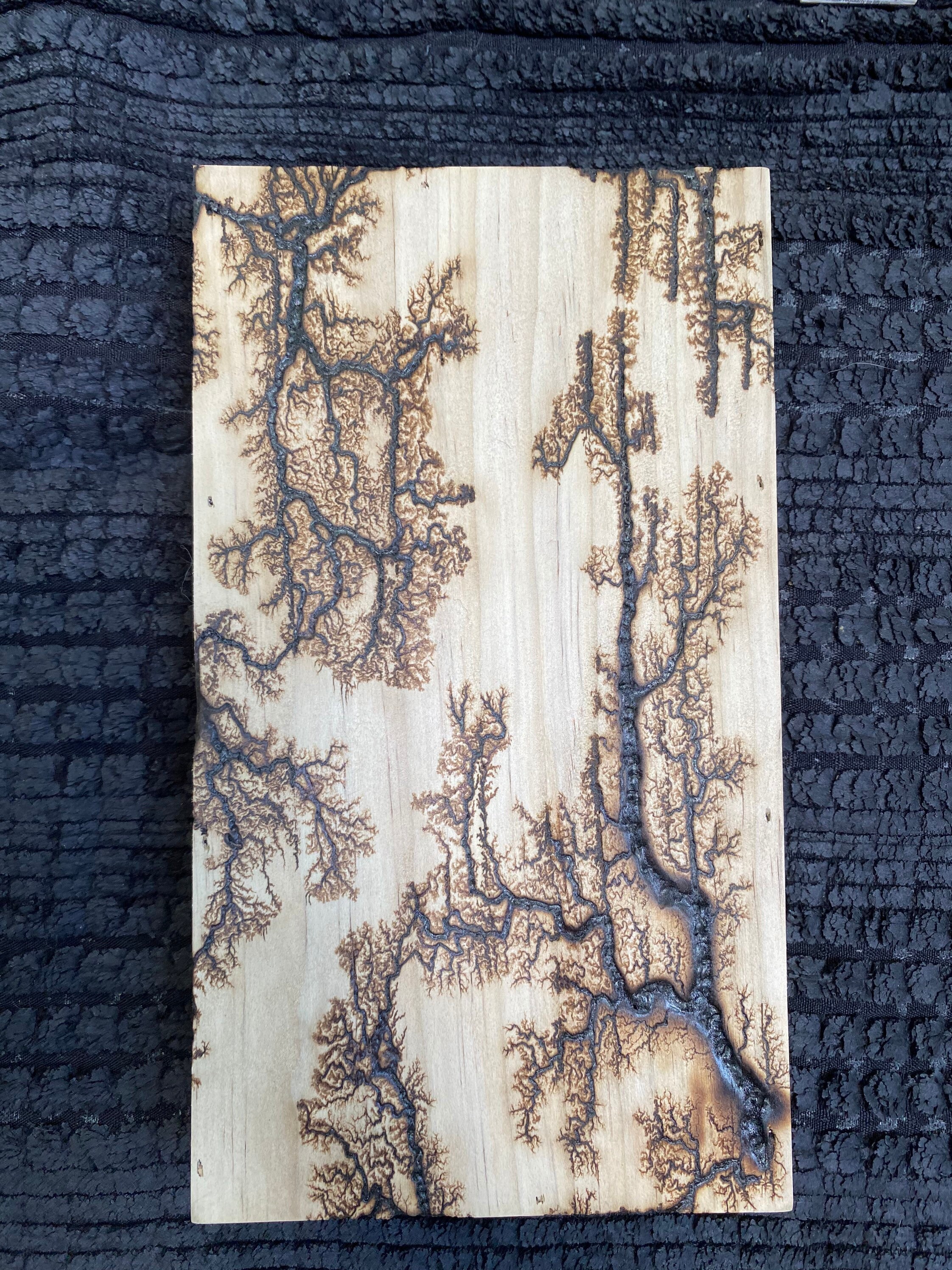 Fractal Wood Burned Wall Artwork 2 Panels - Etsy