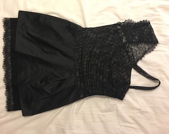 BCBGMAXAZRI  Designer Black Mini Dress