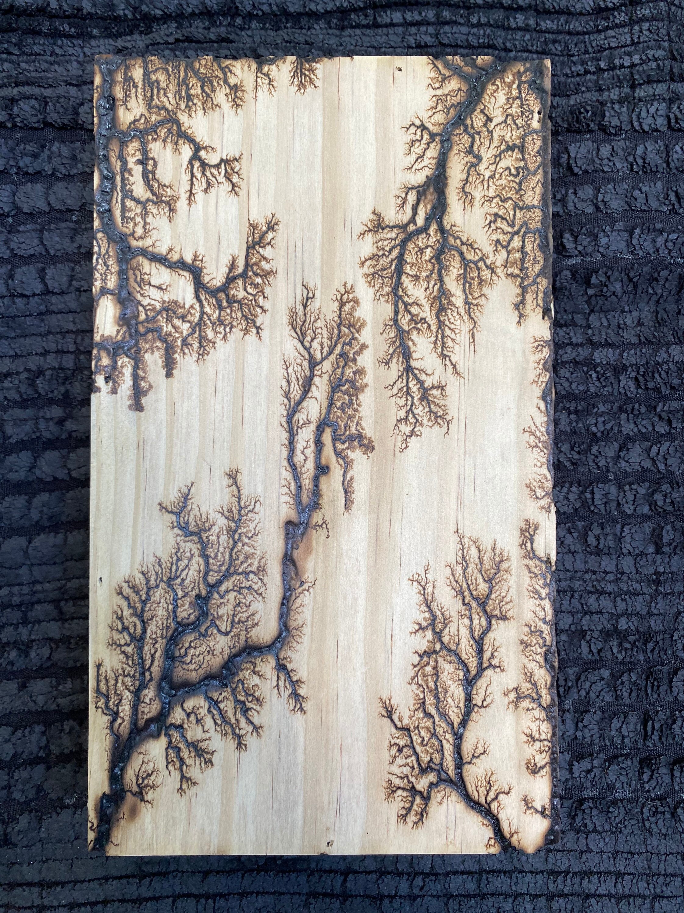 Fractal Wood Burned Wall Artwork 2 Panels - Etsy