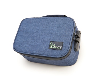 CANNY Case – Zamykany, szczelny na zapachy futerał – Duży schowek z zamkiem – Schowek szczelny na zapachy z węglem bambusowym i węglem aktywnym