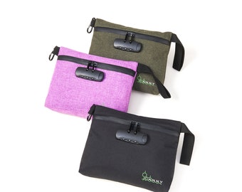 CANNY Pouch - Zamykana torba przeciwzapachowa - Duża torba przeciwzapachowa z zamkiem - Torba przeciwzapachowa z węglem bambusowym i węglem aktywnym