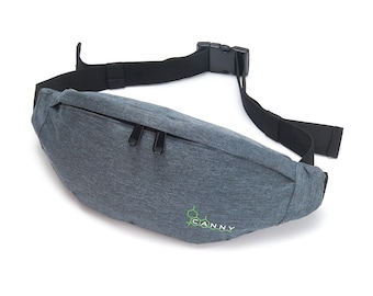 CANNY Fanny – Smell Proof Bag Fanny Pack – Smell Proof Pouch with Activated Carbon - Fanny Pack For Men & Women - Cross Body Festival Bag