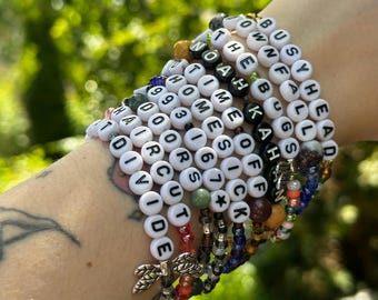 Noah Kahan Friendship Bracelets | The Great Divide Tour 2026 Handmade Beaded Jewelry