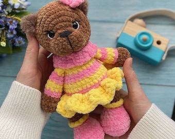 Nounours, nounours amigurumi, teddy bear, bear amigurumi, crochet bear