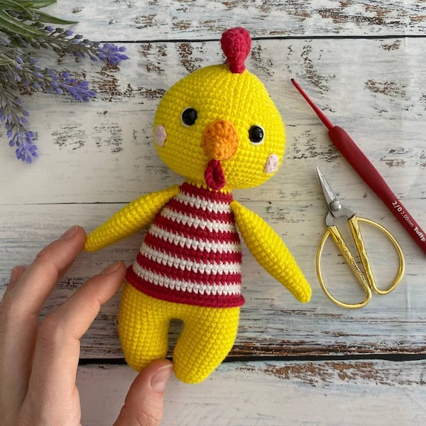 Amigurumi chicken - toys chicken/poussin