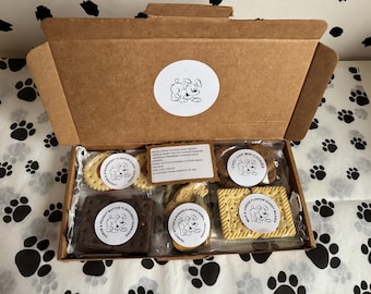 Personalised Deli Dog Biscuit Treat Box: Gourmet Biscuit Sampler, Great Gift for your fur babies or any occasion
