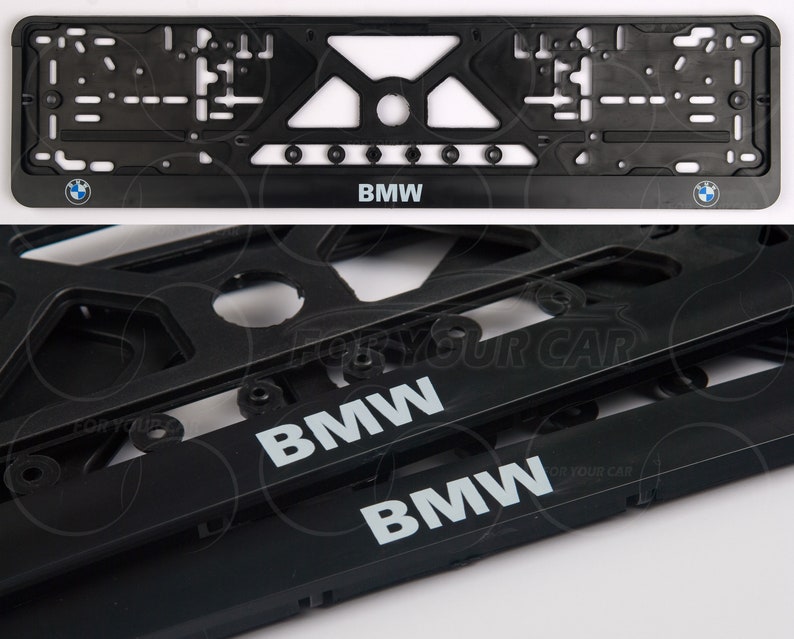 BMW License plate frame holder for auto European size | Etsy