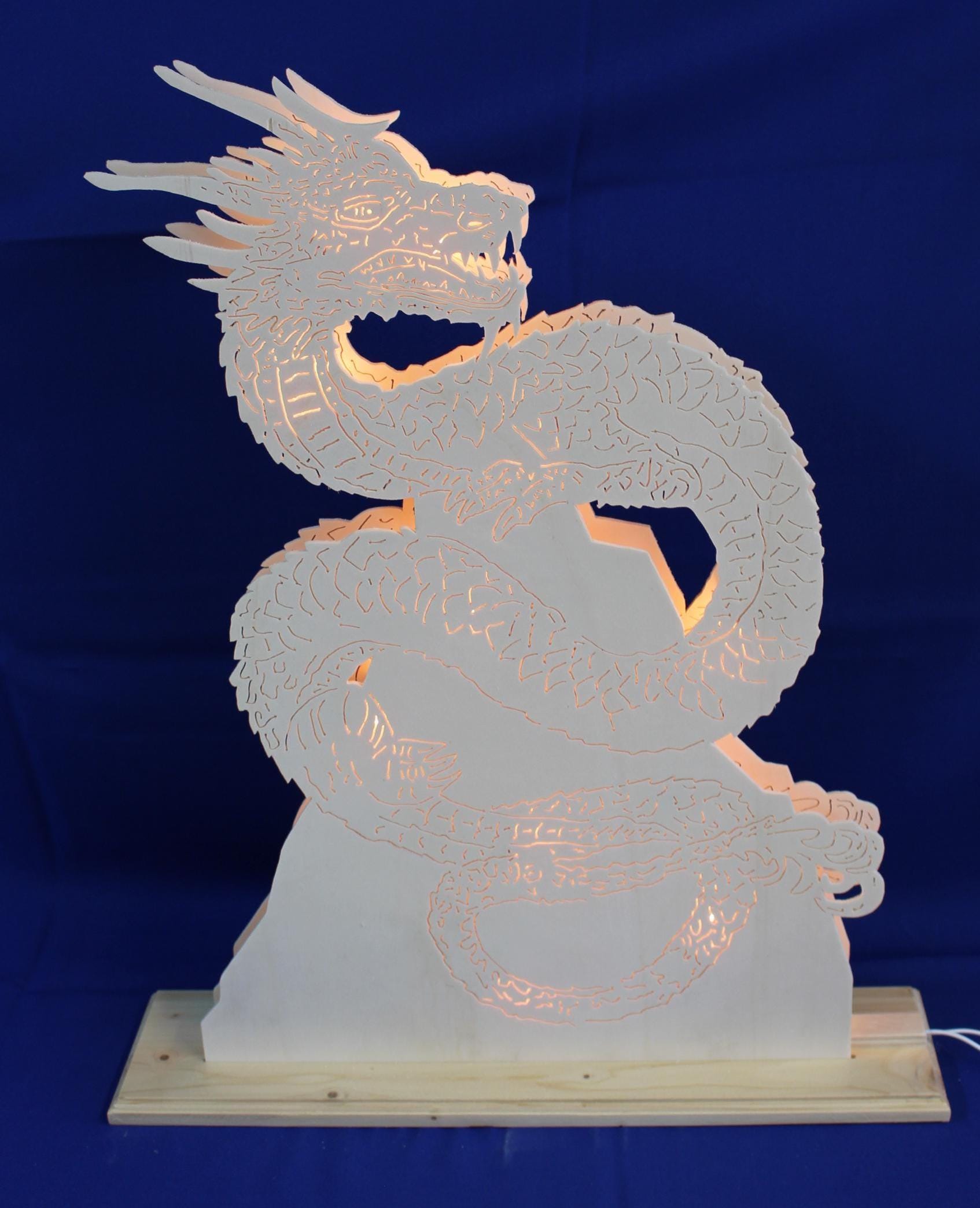有眞しろページ  Opalite Dragon Double Light Display Dragon Item Number: 73456 - Etsy