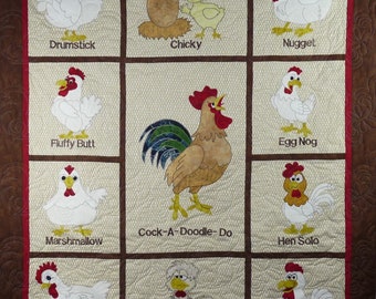 King of the Coop quilt pattern