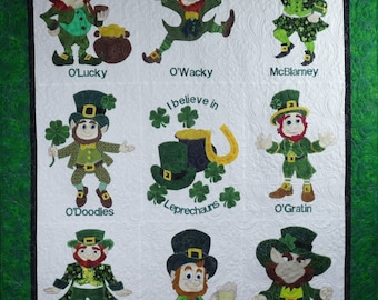 I Believe in Leprechauns quilt pattern