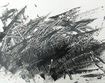 incredible abstraction, musical painting by a famous artist. Oleg Davydenko. Ukraine.