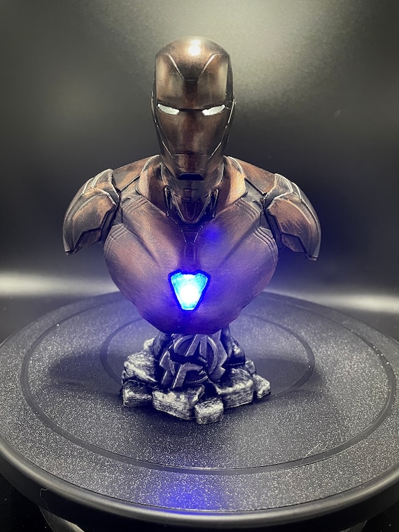アイアンマンの胸像 | 3Dプリントされたアイアンマンの像 | マーベルの 