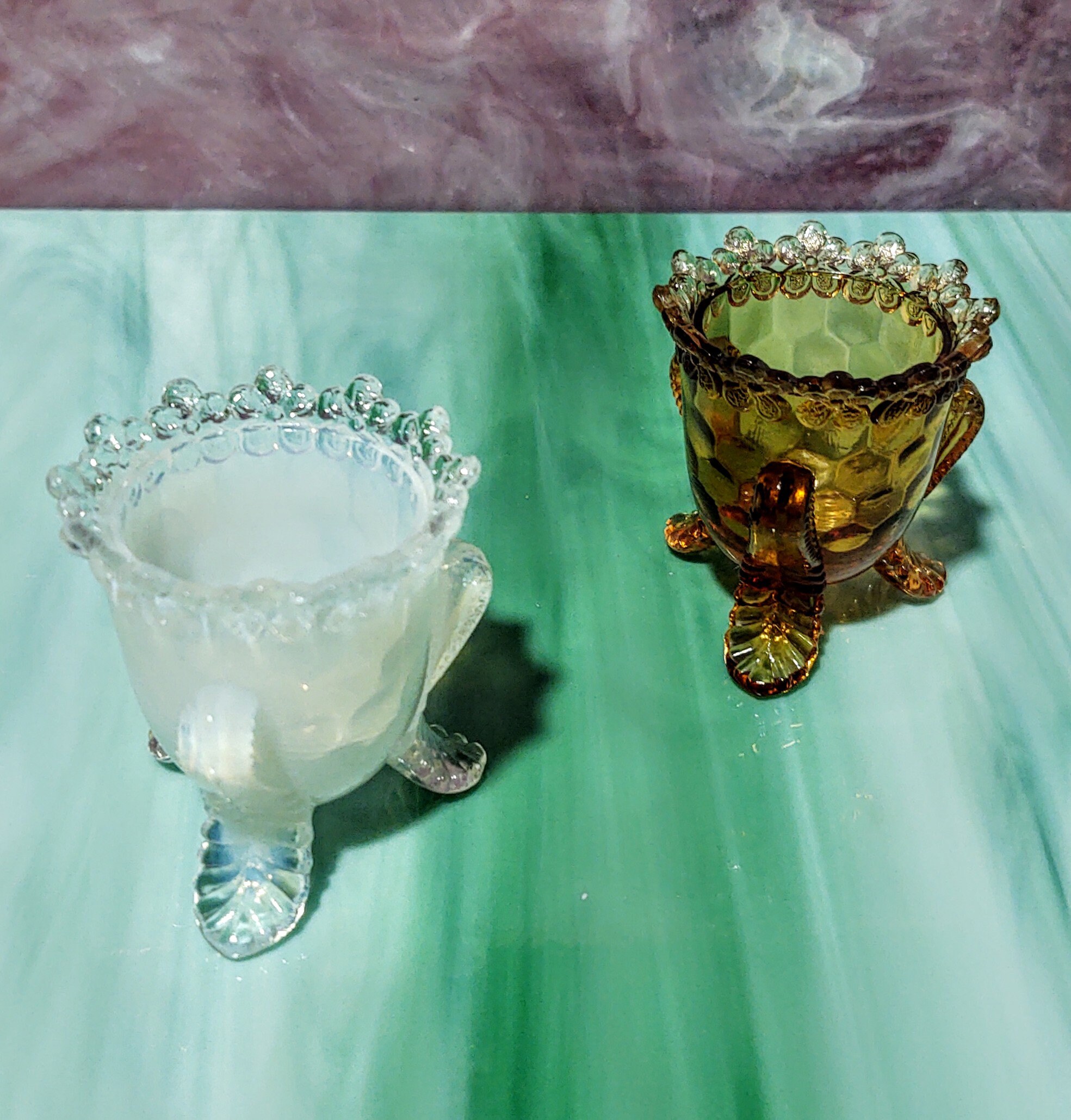 Vintage Boyd Me Not Footed Toothpick Holder Etsy