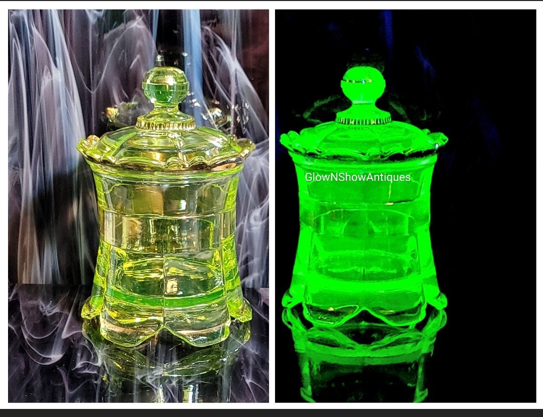 Antique EAPG Riverside Glass Works Company Ransom Yellow Gold Band ...