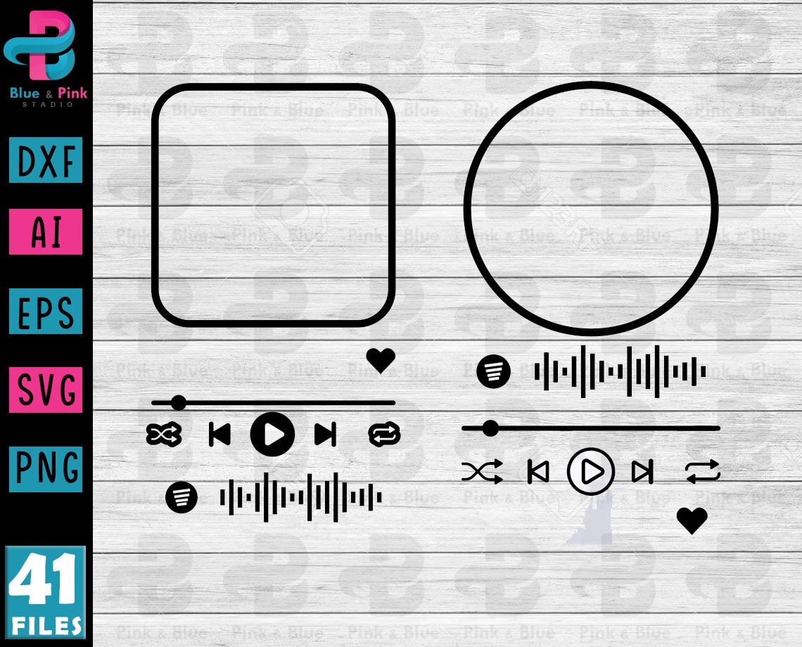 Spotify Cricut SVG