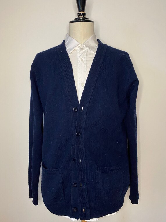Men's Blue Cardigan