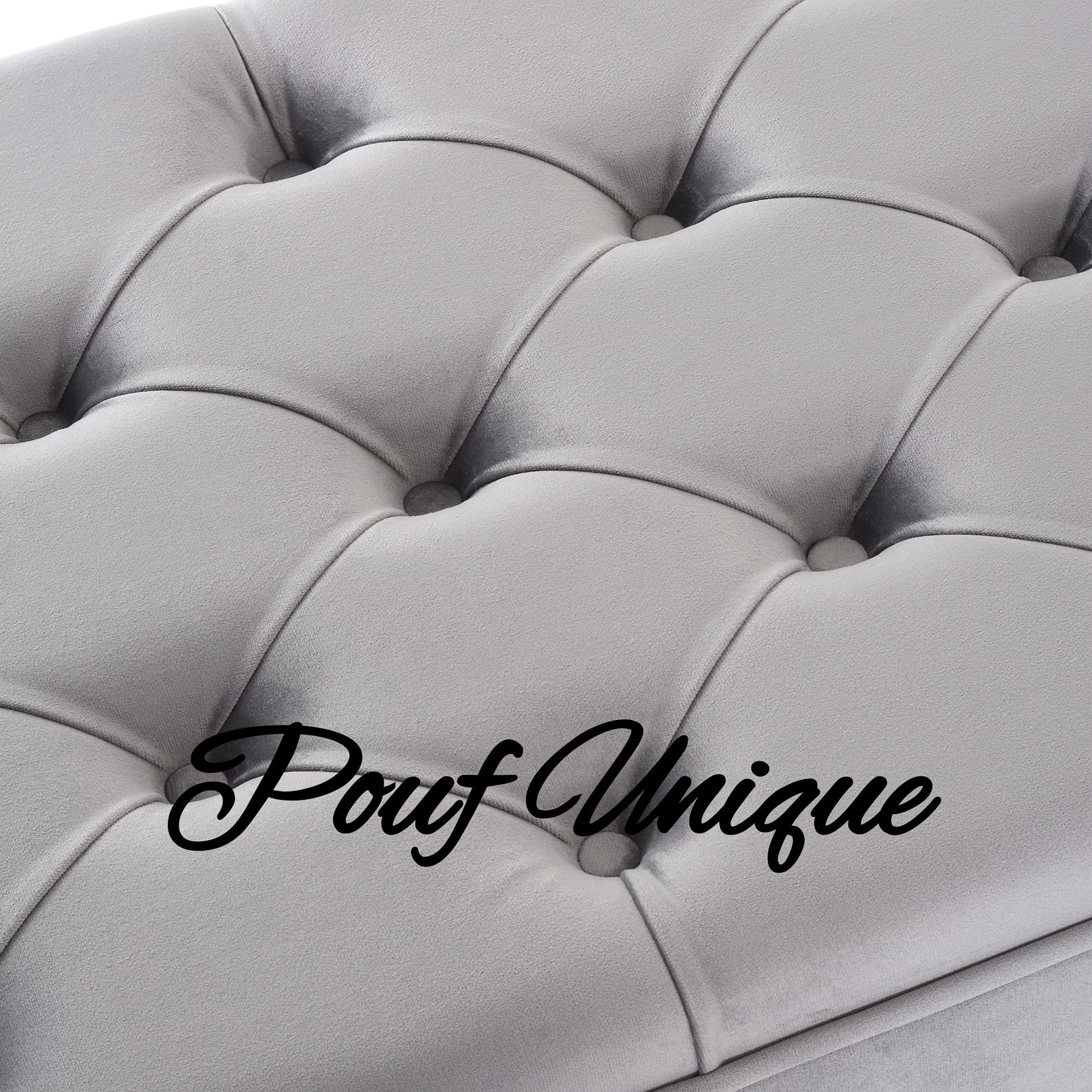 Reposapiés grande otomano mesa de centro Pouffe banco de | Etsy