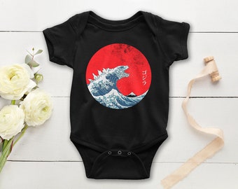 Godzilla Art Boy Girl Infant Bodysuit Warm Baby Onesies White Godzilla Art Boy Girl Infant Bodysuit Warm Baby Onesies White