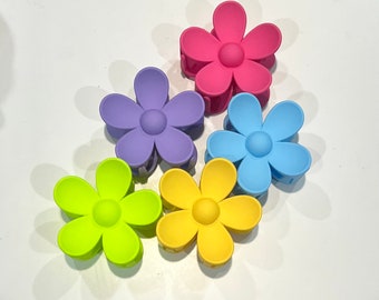 Flower Claw Clips • Hair Claw Clip • Claw Clip • Hair Clip