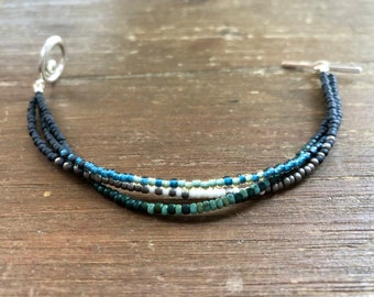 Fade Braid 3 streng armband