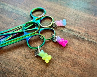 Gummy bear pack- Monogrammed instrument tags