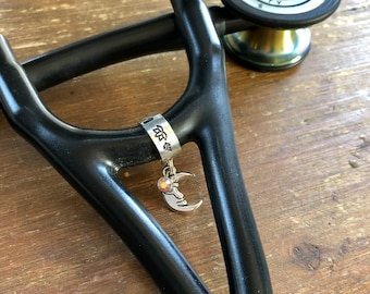 Silver moon stethoscope cuff