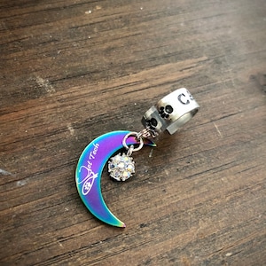 Vet tech stethoscope cuff collab with Vettechstuff.com charm