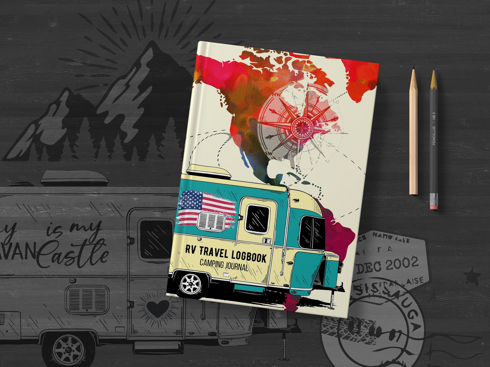 RV Travel Logbook Camping Journal RV Journal Camping Log Etsy