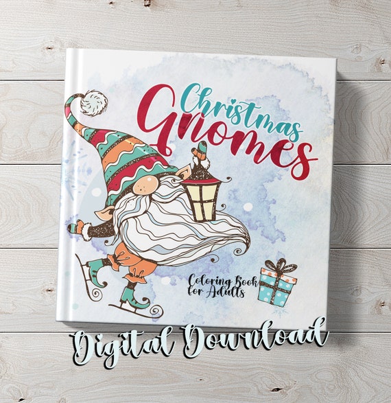 Christmas Gnomes Coloring Book for Adult christmas Coloring