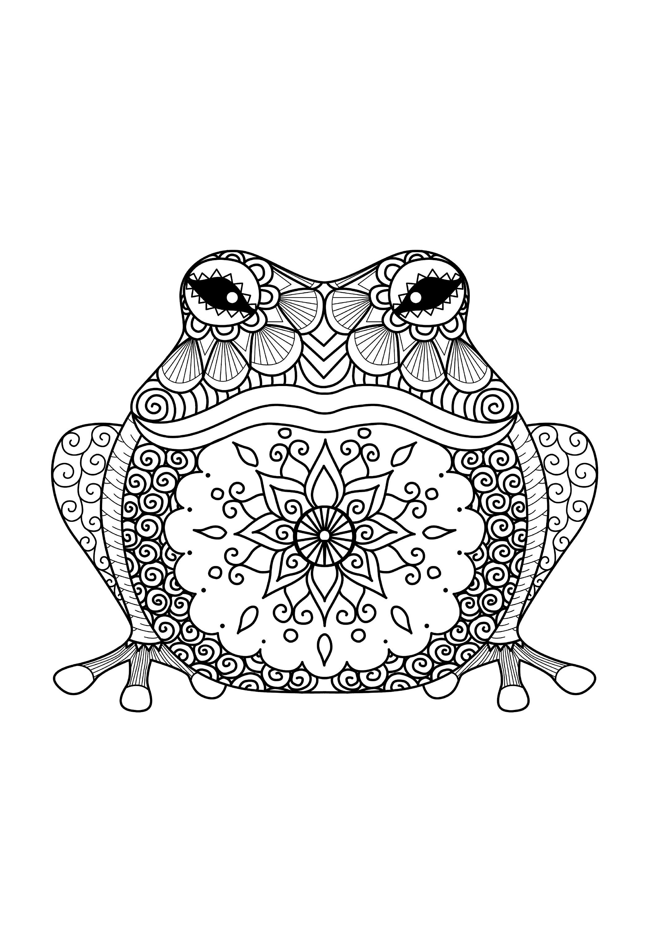 Zentangle Animals Mandala Animals High-quiality Printing - Etsy