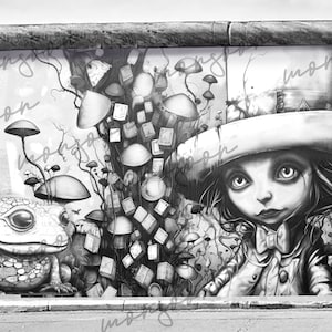 Street Art Coloring Book Printable Graffiti Coloring Book Digital ...