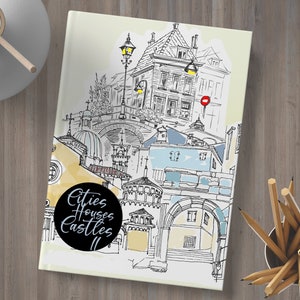 Cities, Houses, Castles II - Coloring Book for Adults: City Coloring Book | Coloring Book Houses | Sketches | A4 | 56 P Softcover