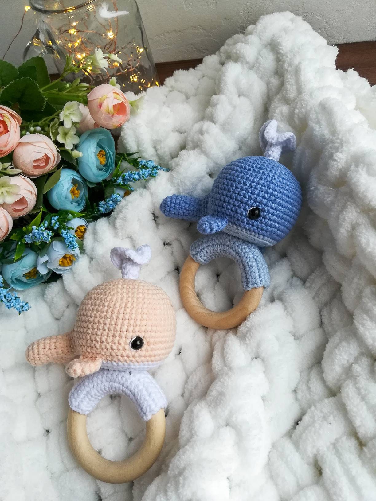 Whale baby shower gift niece gift from aunt for distance baby Etsy